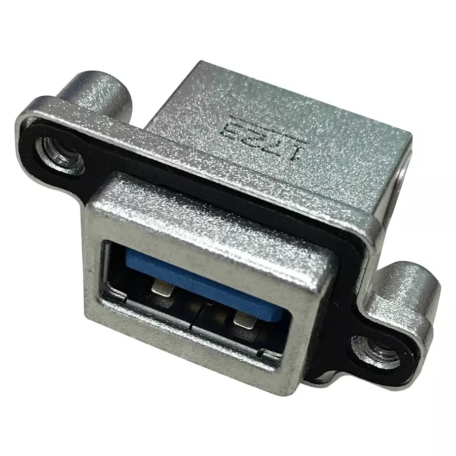 AMPHENOL COMMUNICATIONS SOLUTIONS SEALED USB, 3.0 TYPE A, RECEPTACLE, IP67, MUSBR-3593-M0