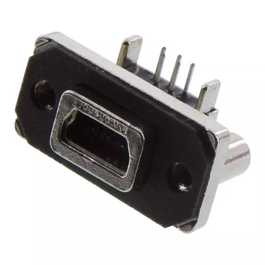 AMPHENOL COMMUNICATIONS SOLUTIONS USB CONN, 2.0 TYPE B, RCPT, 4POS, PANEL, MUSBB151M4