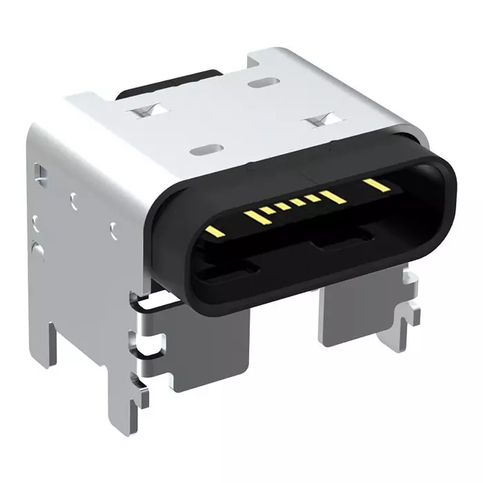 AMPHENOL COMMUNICATIONS SOLUTIONS USB CONN, 2.0 TYPE C, RCPT, 16POS, SMT, GSB1C4K11DVHR.