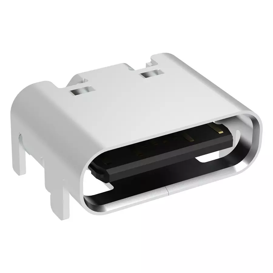 AMPHENOL COMMUNICATIONS SOLUTIONS USB CONN, 2.0 TYPE C, RCPT, 16POS, SMT, GSB1C411111DS1HR.