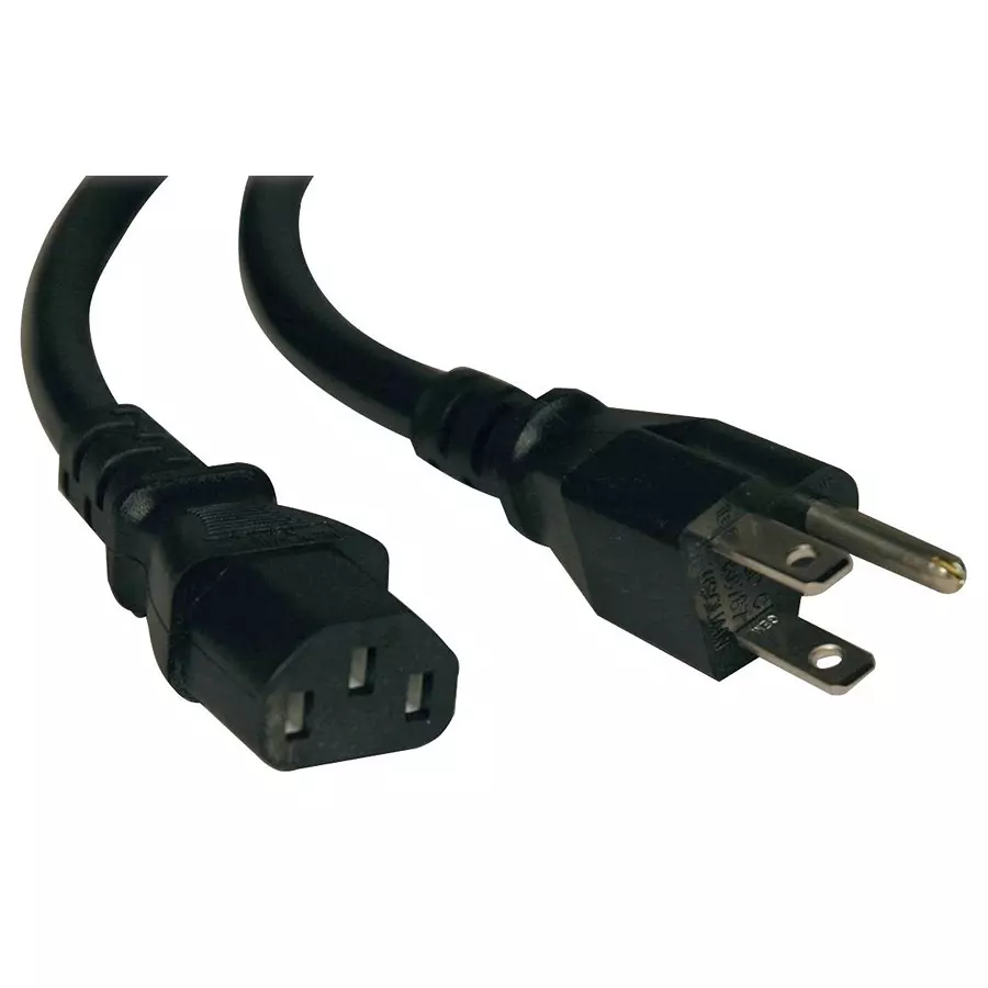 EATON TRIPP LITE PWR CORD, NEMA 5-15P/IEC C13, 20FT, 10A, P006-020