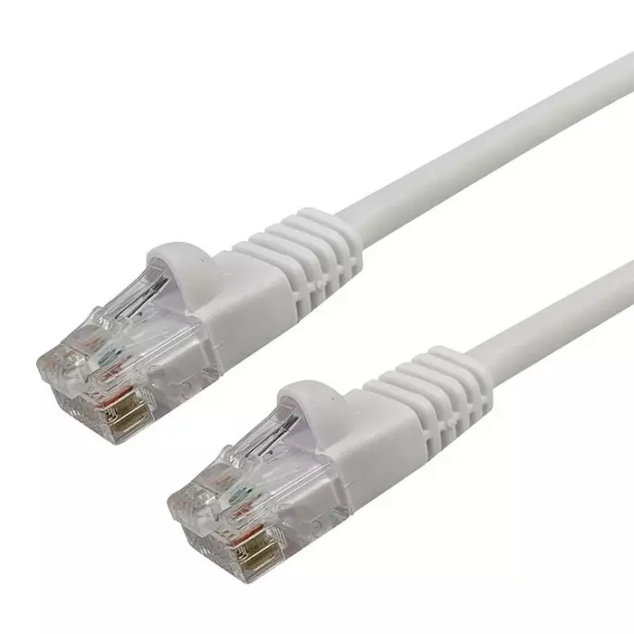 VIDEK PATCH LEAD, CAT5E, WHITE, 1M, 2965-1W