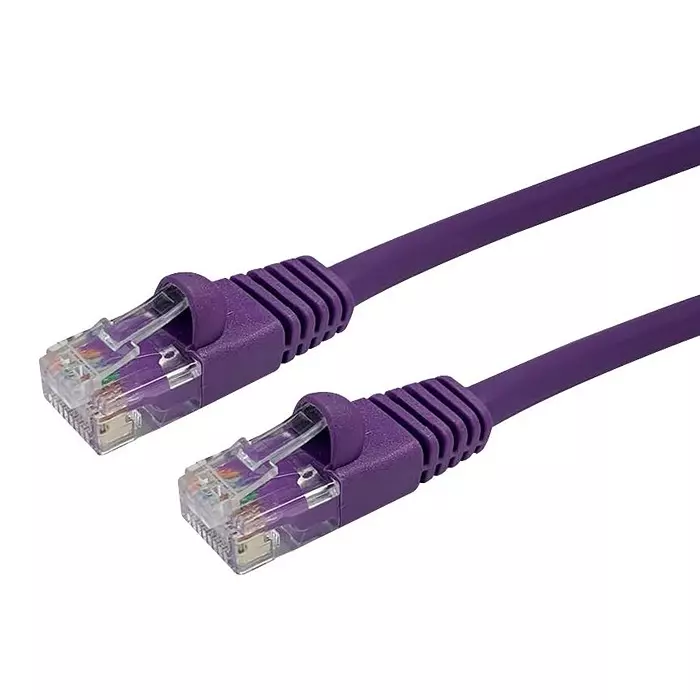 VIDEK PATCH LEAD, CAT5E, PURPLE, 5M, 2965-5PR