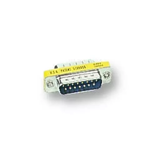 VIDEK GENDER CHANGER, D 2 PLUG, 15WAY, 8102