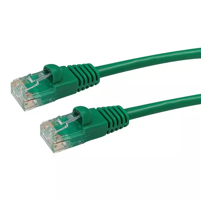 VIDEK PATCH LEAD, CAT5E, GREEN, 1.5M, 2965-1.5G