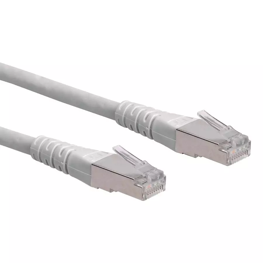 ROLINE PATCH CORD, RJ45 PLUG, CAT6, 2M, GREY, 21.15.0832