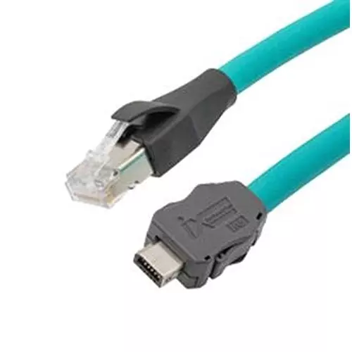 L-COM ENET CORD, IX B PLUG-RJ45 PLUG, 3.3 , TRGIX604IN-TEL-1M