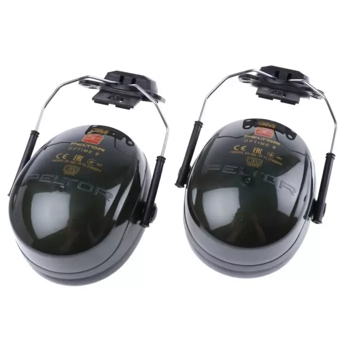 3M Optime II Ear Shells with Helmet Attachment 31dB, H520P3E-410-GQ