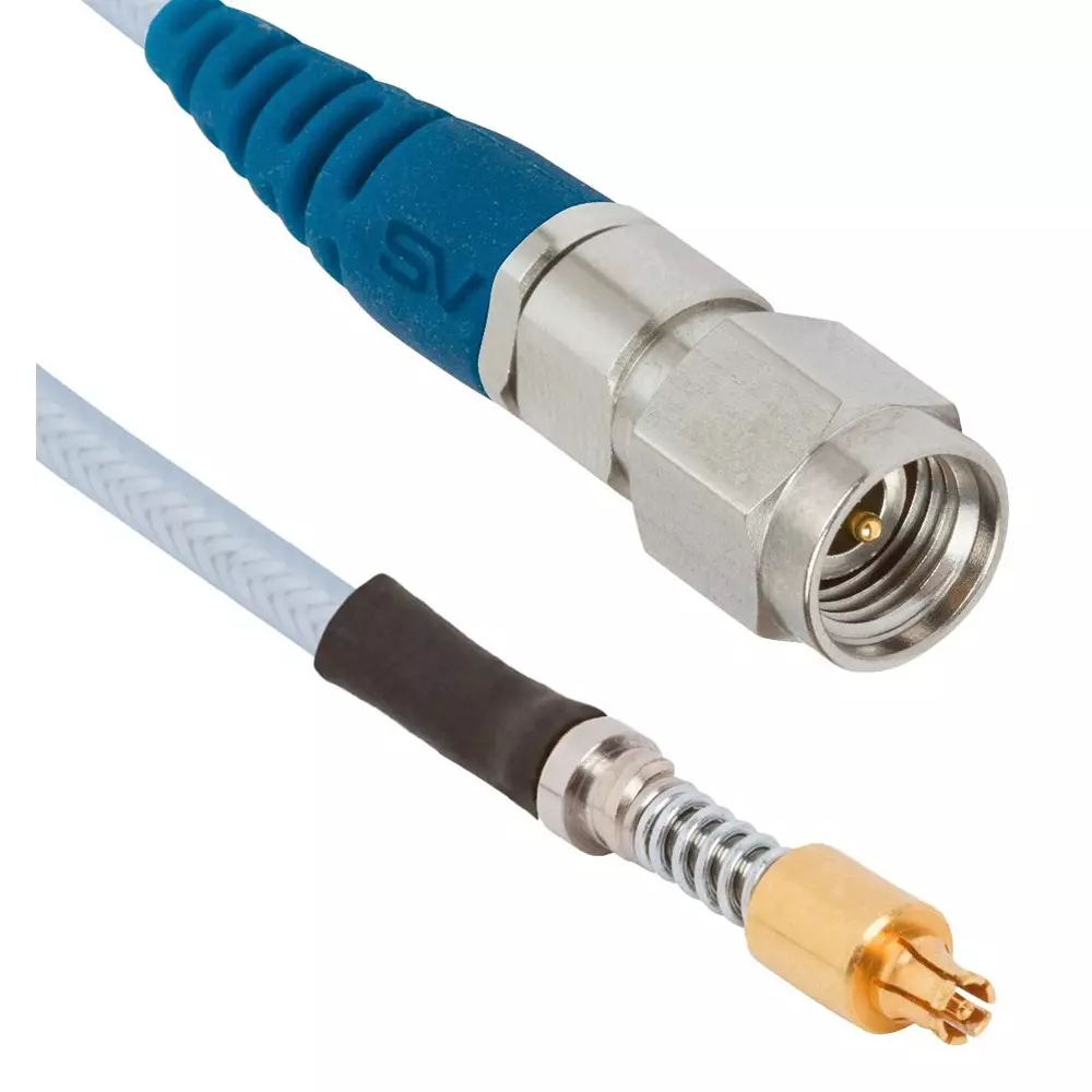 AMPHENOL SV MICROWAVE Cable Assembly, 2.92MM RP PLUG-SMPS JACK, 24", 7038-0715-0240