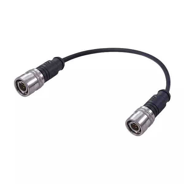 HARTING Cable Assembly, 3P M12 PLUG-M12 PLUG/32.8 /BLK, 21402020332100