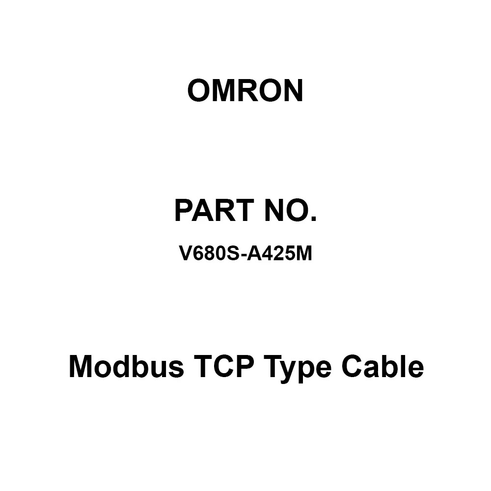 Omron Modbus TCP Type Cable 5 m Cable Length, V680S-A425M
