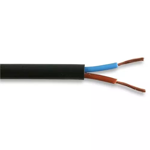 MULTICOMP PRO Multicore Cable FLEX CABLE, 2CORE, BLACK, 0.5MM2, PER M, 3182Y-0.50MMBLK100M