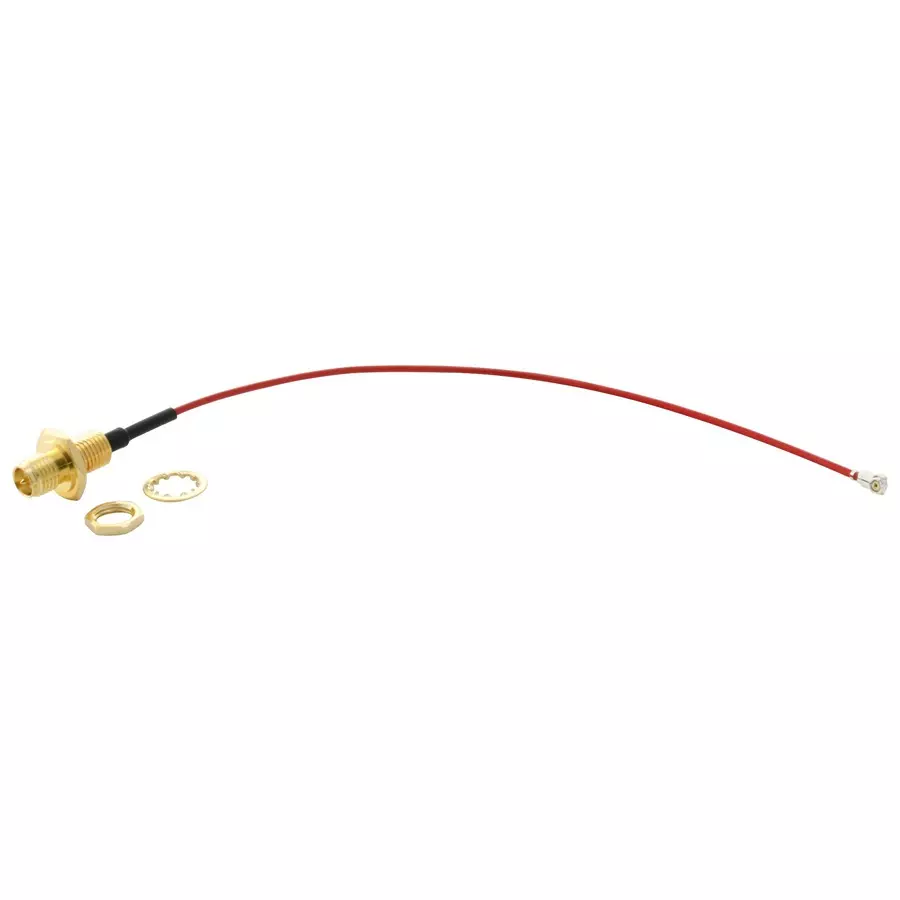 MULTICOMP PRO RF Coaxial Cable Assemblies RF CABLE ASSY, SMA JACK-U.FL PLUG, 150MM, MC001496