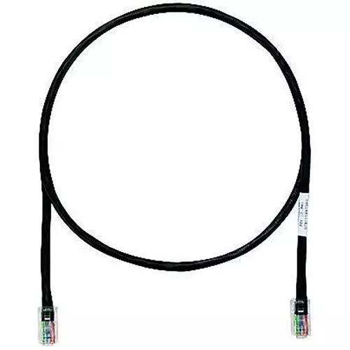PANDUIT Ethernet Cables PATCH CORD, CAT5E, UTP, BLACK, 4FT, UTPCH4BLY
