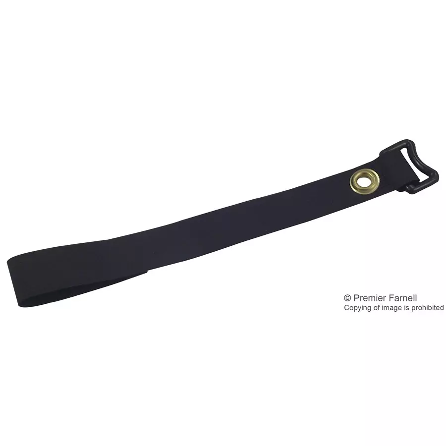PANDUIT Cable Hook and Loop Fasteners HOOK & LOOP CABLE TIE, 305MM, BLACK, GCTC3S-X0 (Pack of 10)