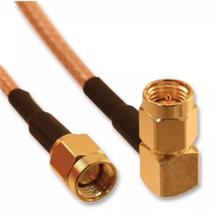 AMPHENOL RF RF Coaxial Cable Assemblies COAXIAL CABLE, RG316/U, SMA PLUG, 0.25M, 135103-03-M0.25