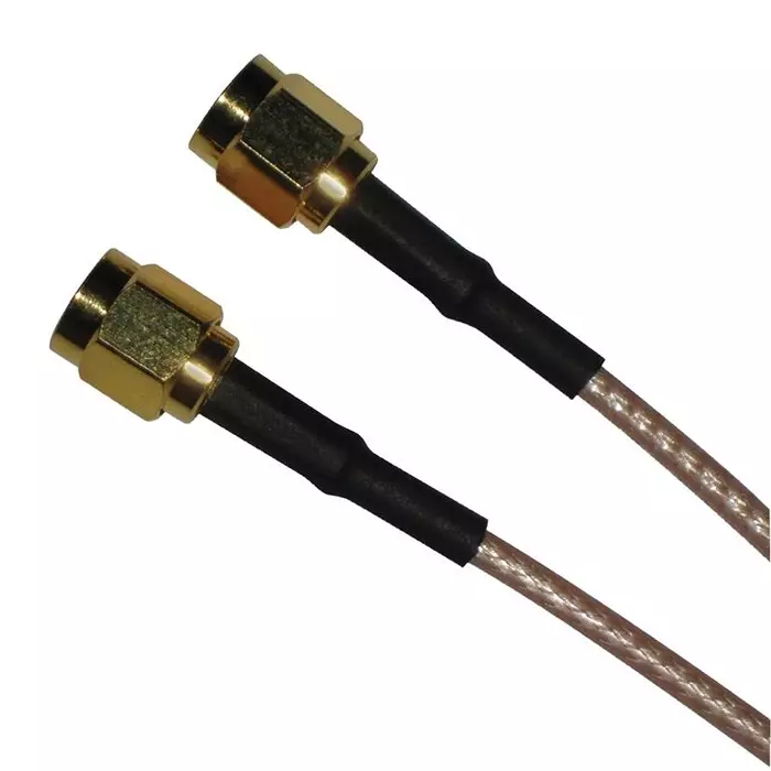 AMPHENOL RF RF Coaxial Cable Assemblies RF COAX CABLE, RG174, SMA PLUG, 1M, BLACK, 135101-02-M1.00.