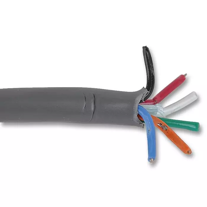 ALPHA WIRE Multicore Cable CABLE, UL2509, 20AWG, 6 CORE, 30.5M, 1896/6C SL005