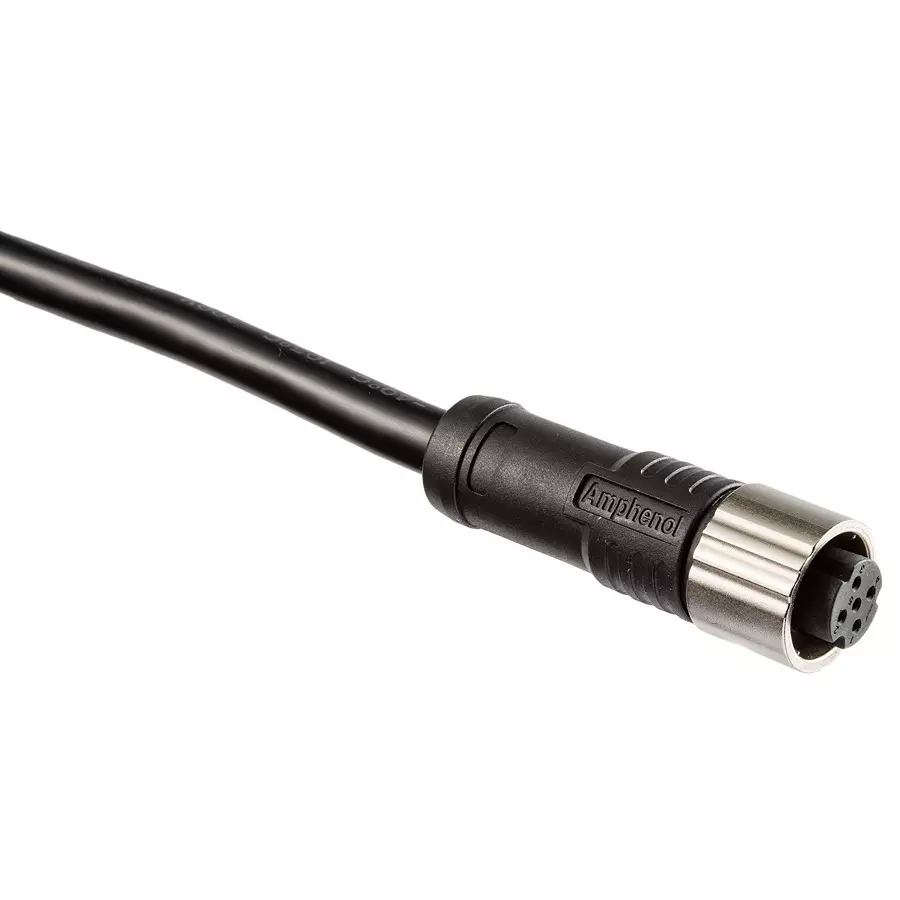 AMPHENOL LTW CABLE ASSY, 5P CIR PLUG-FREE END, 150MM, ASD-05PMMS-QC8A15.