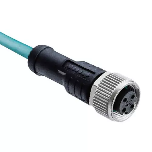 AMPHENOL LTW SENSOR CORD, 2P M12 RCPT-FREE END, 16.4 , MSBS-02BFFM-SL8M05