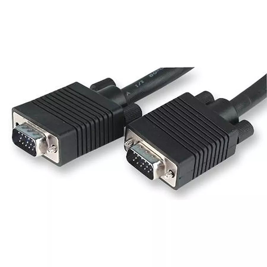 PRO SIGNAL SVGA CABLE, HDDB MALE TO MALE, 10M, JR9755-10M BLACK CAB