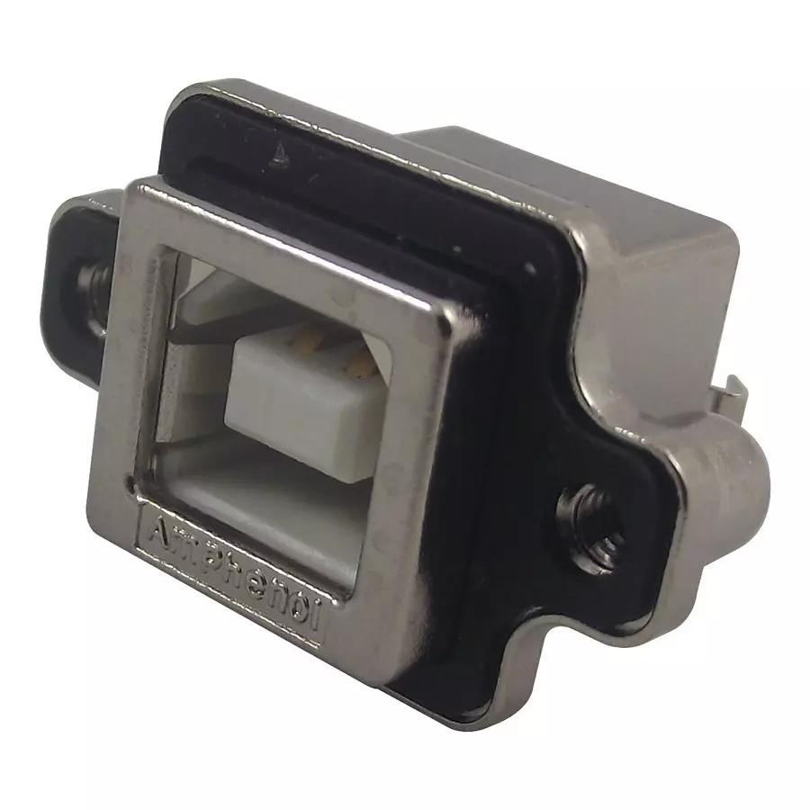 AMPHENOL COMMUNICATIONS SOLUTIONS USB, 2.0 TYPE B, RECEPTACLE, TH, MUSBD51100