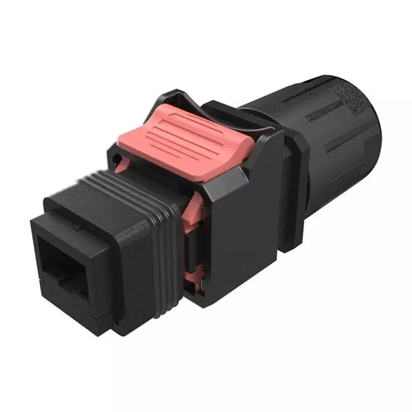 AMPHENOL COMMUNICATIONS SOLUTIONS MODULAR CONN, 8P8C, RJ45 PLUG, PANEL, NDHR100.