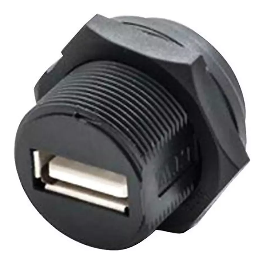 AMPHENOL LTW SEALED USB, 2.0 TYPE A, PLUG, IP68, UA-20PMFP-SC8001