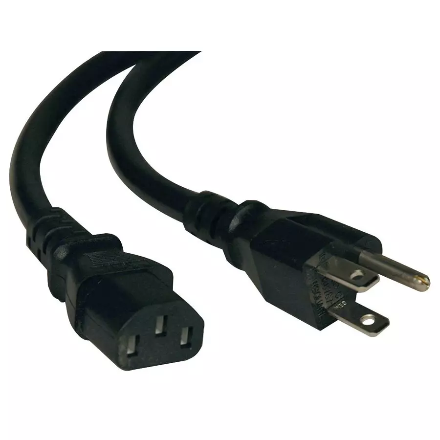 EATON TRIPP LITE POWER CORD, NEMA 5-15P/IEC C13, 2FT, 15A, P007-002