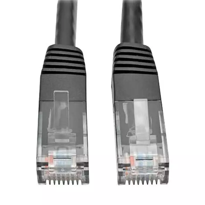 EATON TRIPP LITE PATCH CORD, RJ45 PLUG, CAT6, 20FT, BLK, N200-020-BK
