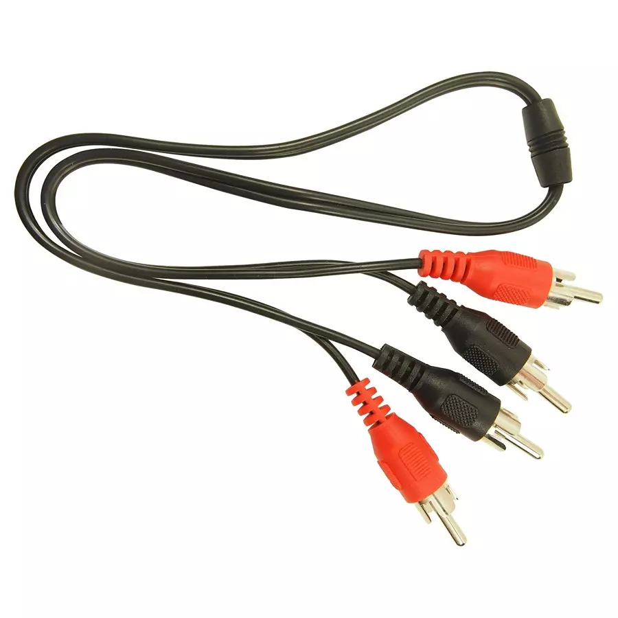 CLIFF ELECTRONIC COMPONENTS AUDIO CABLE, PHONO RCA PLUG, 525MM, BLK, FCR683669