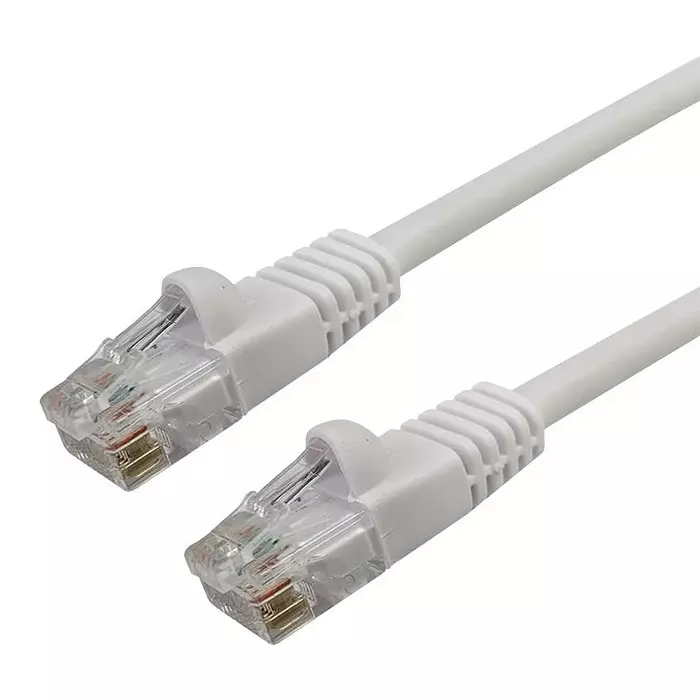 VIDEK PATCH LEAD, CAT5E, WHITE, 0.3M, 2965-0.3W