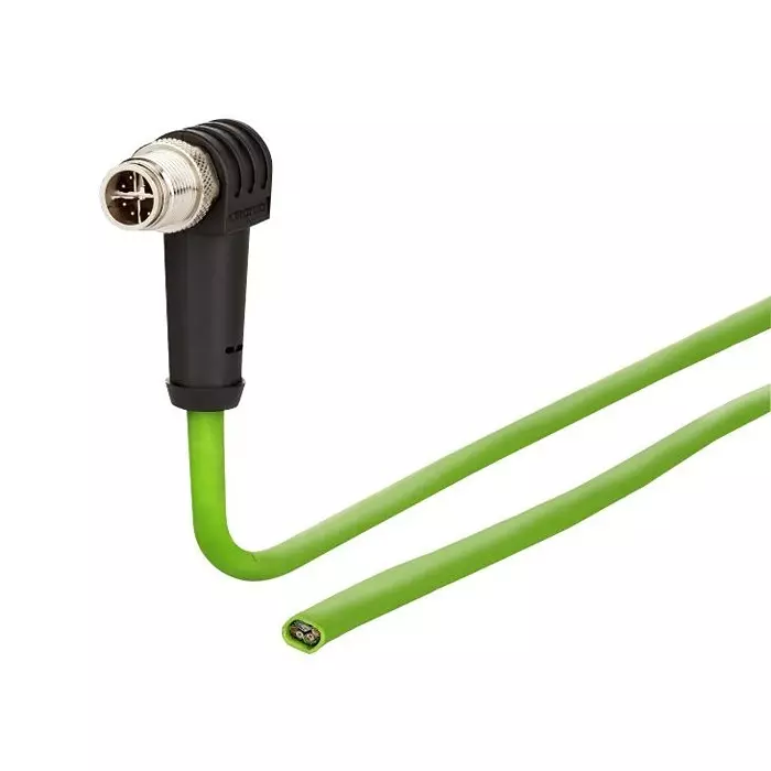 METZ CONNECT SENSOR CORD, 8P M12 PLUG-FREE END, 1M, 142M2XA0010