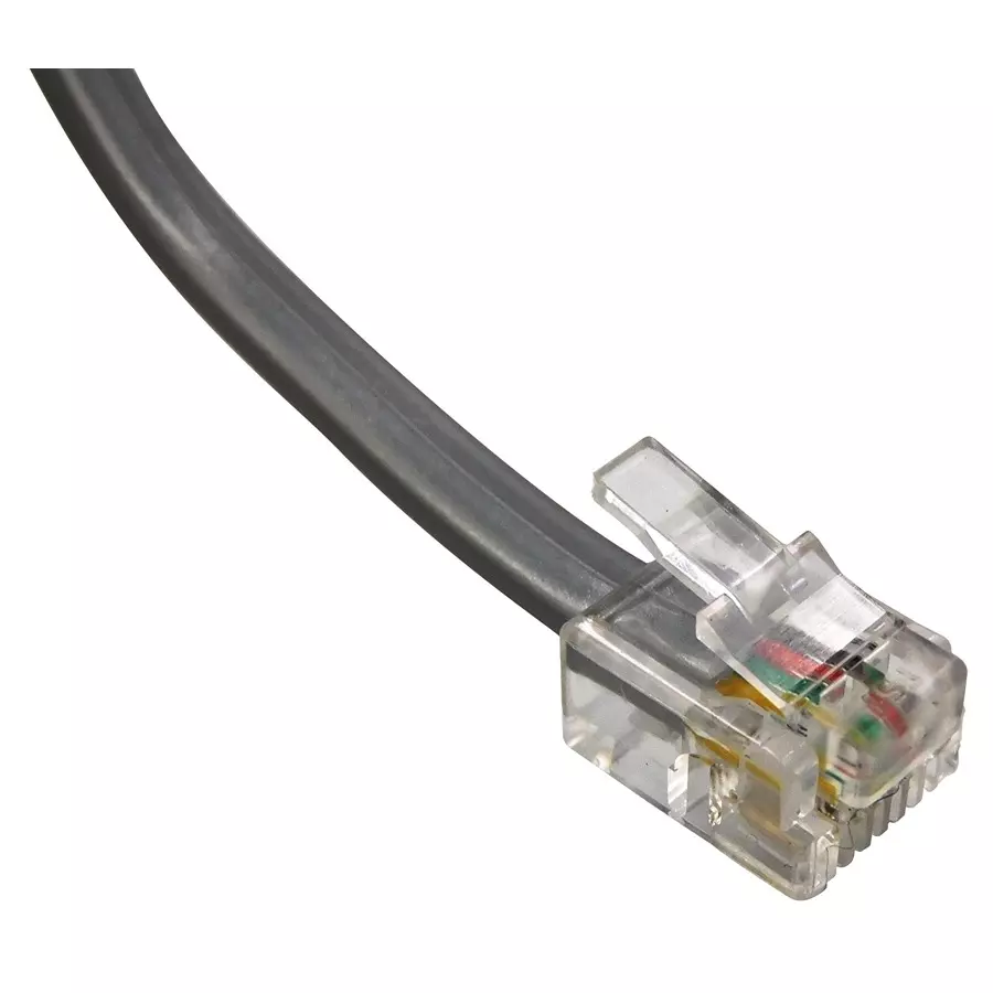 BEL Patch Cord, Reverse Rj11 Plug-Plug, 25 , BC-64RS025F