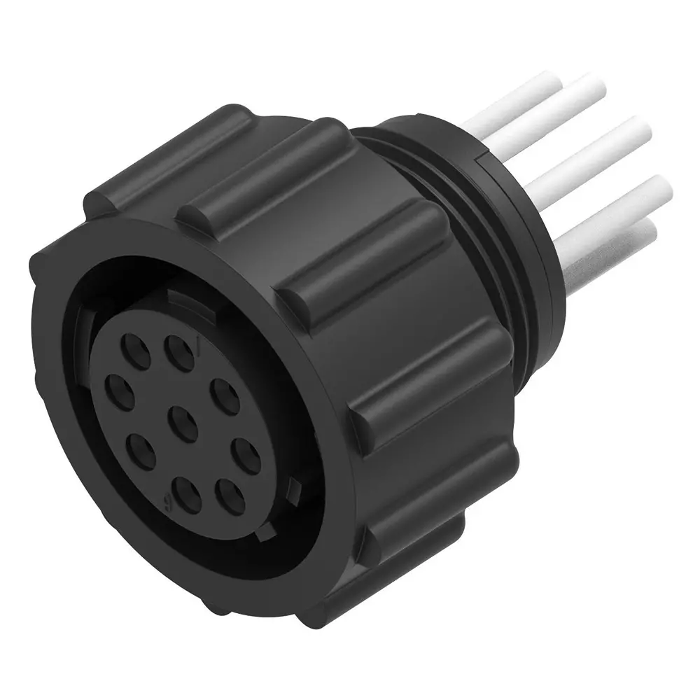 TE CONNECTIVITY Cir Cable, Plug-Free End, Std, 9P, 0.5M, 2387133-1