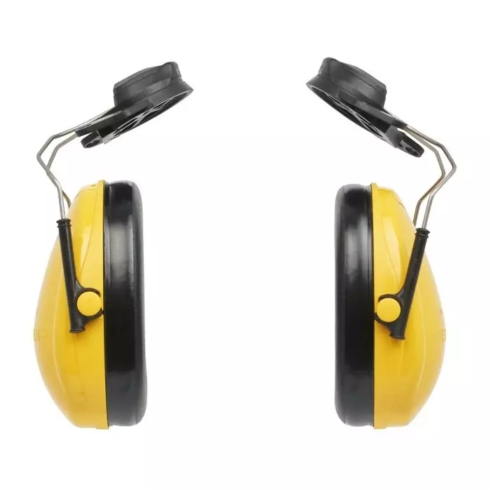 3M Optime I Ear Shells with Helmet Attachment 26dB Black Yellow, H510P3E-405-GU