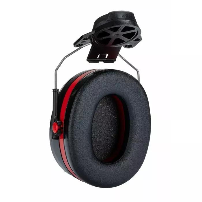 3M Optime III Ear Shells with Helmet Attachment 33dB Black Red, H540P3E-413-SV