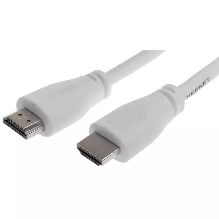 Raspberry Pi 2m HDMI to HDMI Cable in White, CPRP020-W