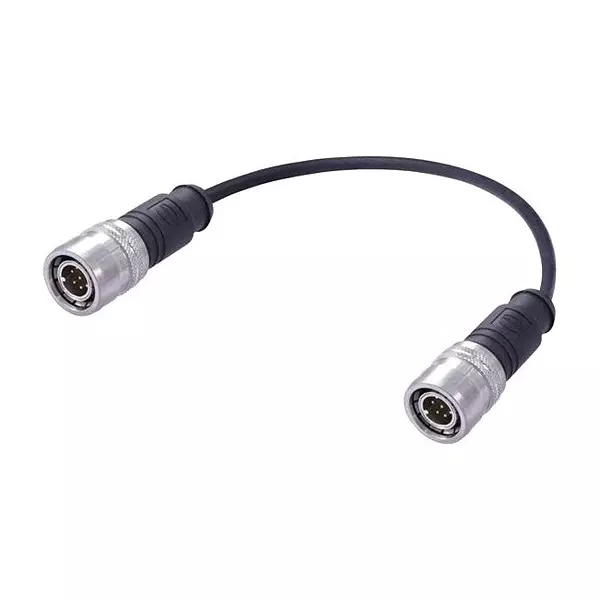 HARTING Cable Assembly, 8P M12 Plug-Plug, 32.8, Blk, 21402020882100