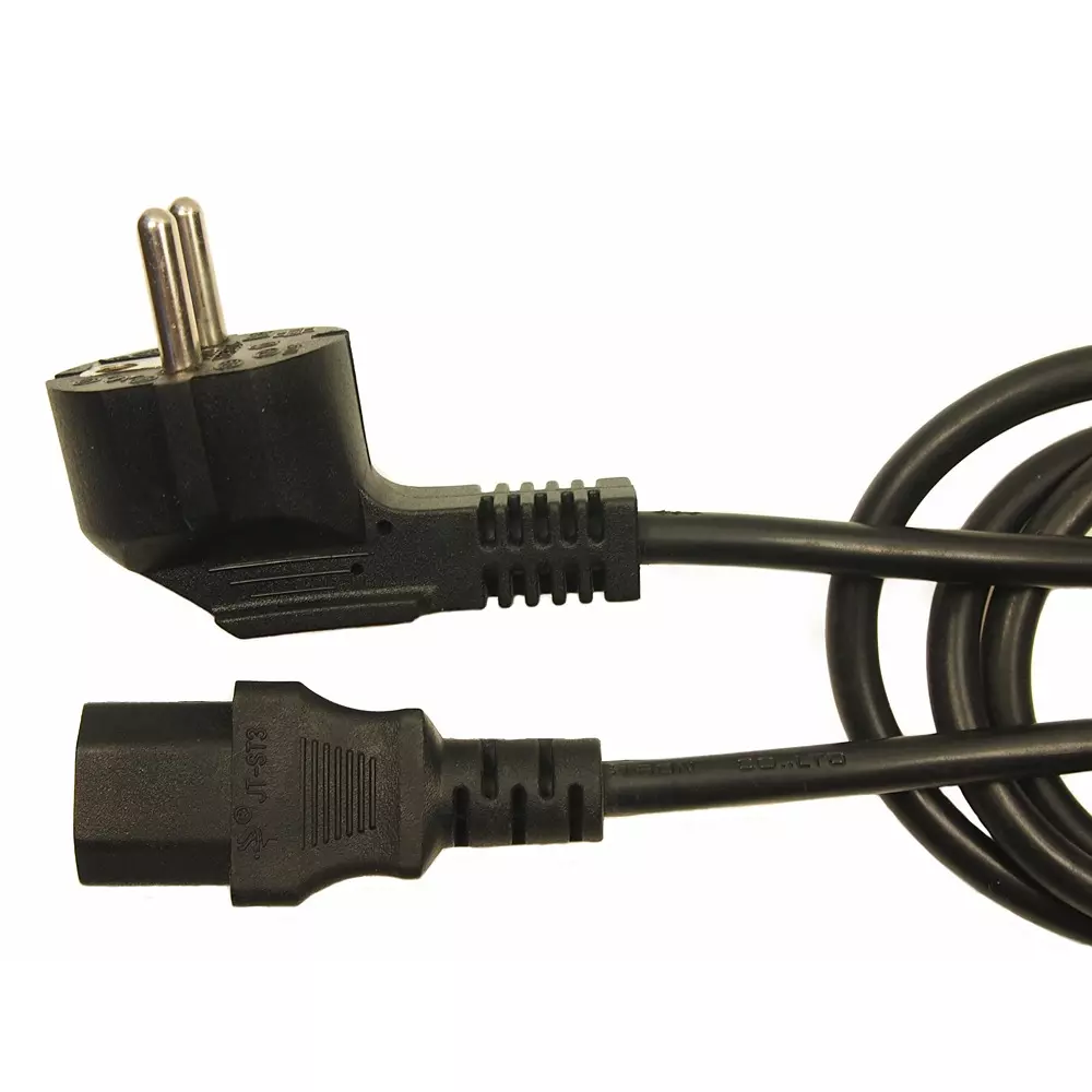 RS PRO Power Cord 10 Amp 250 V Black Sheath 2.5 m, 2796308