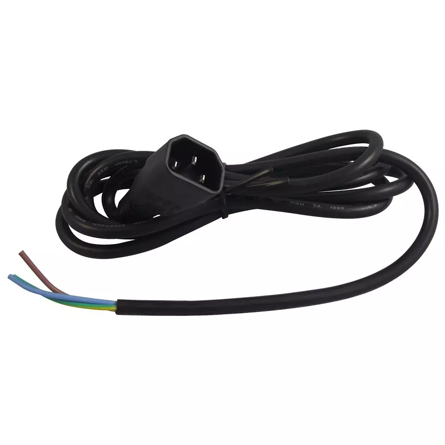 MULTICOMP PRO Power Cords / Electrical Power Cables POWER CORD, IEC 60320 C14-FREE END, 2M, GW-151628