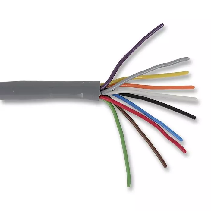 ALPHA WIRE Multicore Cable MULTICORE, 10, 22AWG, 300V, 30.5M, GREY, 1180C SL005