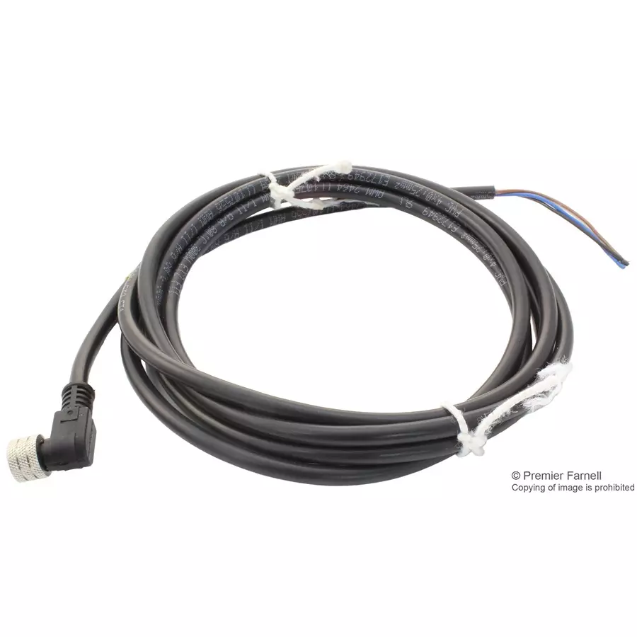 MOLEX Sensor Cable Assemblies CABLE ASSY, 4P M8 R/A RCPT-FREE END, 2M 120027-0152