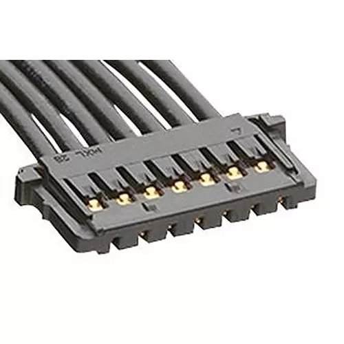 MOLEX Wire-To-Board Cable Assemblies CABLE ASSY, 7POS, RCPT-RCPT, 600MM 15132-0706