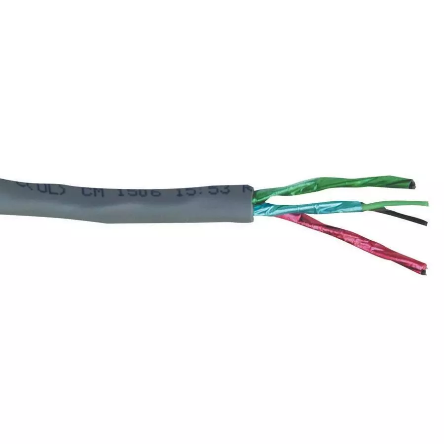 BELDEN SHIELDED MULTIPAIR CABLE 3PR 100FT 300V CHROME, 9730 060100 (Pack of 100)