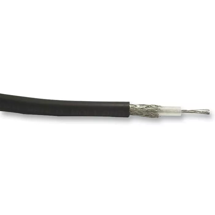 BELDEN CABLE, COAX, RG58, LSF, BLACK, 100M, MRG5801.10100