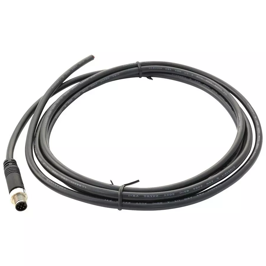 AMPHENOL LTW SENSOR CORD, 4P, M8 RCPT-FREE END, 5M, 8-04AFFM-SL7A05