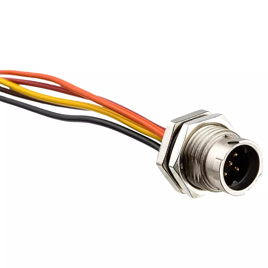 AMPHENOL LTW CABLE ASSY, 8P CIR RCPT-FREE END, 1M, ASU-08BFFM-QL8B01.