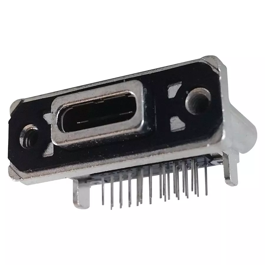 AMPHENOL COMMUNICATIONS SOLUTIONS RUGGED USB, 3.1 TYPE C, RECEPTACLE, IP67, MUSBR-M1C1-30