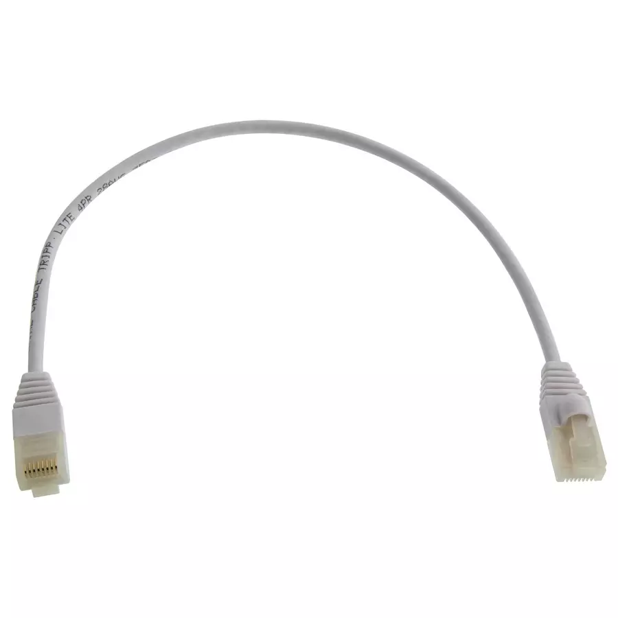 EATON TRIPP LITE ENET CABLE, RJ45 PLUG-PLUG, 1FT, WHITE, N261AB-S01-WH